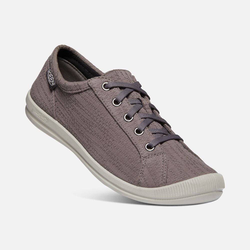 Keen Yazlık Ayakkabı Kadın Gri - Lorelai Hemp Sneaker - Türkiye RFIU07921